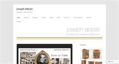 Desktop Screenshot of josephabbati.com