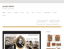 Tablet Screenshot of josephabbati.com